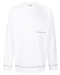 T-shirt à manche longue blanc Jacquemus