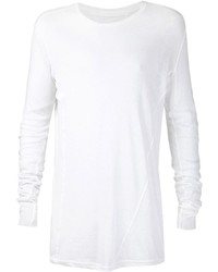 T-shirt à manche longue blanc Julius