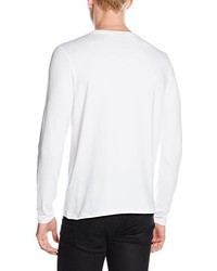 T-shirt à manche longue blanc Karl Lagerfeld