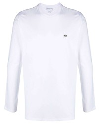 T-shirt à manche longue blanc Lacoste