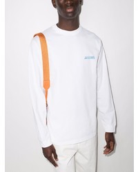 T-shirt à manche longue blanc Jacquemus