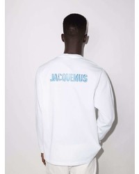 T-shirt à manche longue blanc Jacquemus