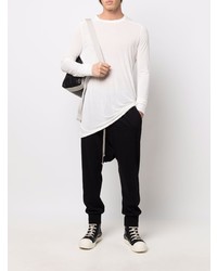 T-shirt à manche longue blanc Rick Owens