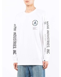 T-shirt à manche longue blanc Izzue