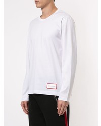 T-shirt à manche longue blanc CK Calvin Klein