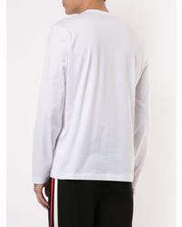 T-shirt à manche longue blanc CK Calvin Klein
