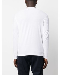 T-shirt à manche longue blanc Dell'oglio