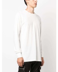 T-shirt à manche longue blanc Rick Owens DRKSHDW