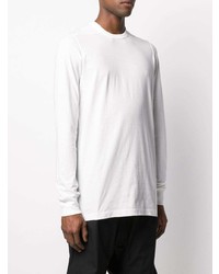 T-shirt à manche longue blanc Rick Owens