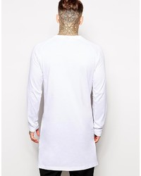 T-shirt à manche longue blanc Aq/Aq