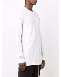 T-shirt à manche longue blanc Rick Owens