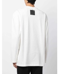 T-shirt à manche longue blanc Oamc