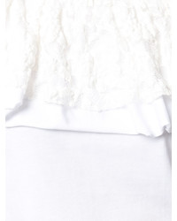 T-shirt à manche longue blanc Sonia Rykiel