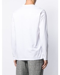 T-shirt à manche longue blanc Versace Collection