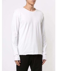 T-shirt à manche longue blanc Attachment