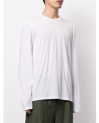 T-shirt à manche longue blanc James Perse