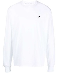 T-shirt à manche longue blanc Marine Serre