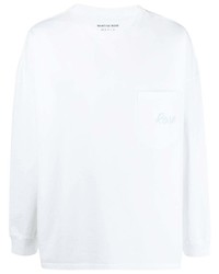 T-shirt à manche longue blanc Martine Rose