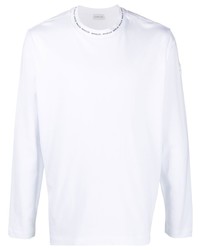 T-shirt à manche longue blanc Moncler
