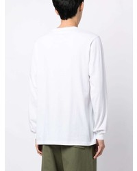 T-shirt à manche longue blanc Maharishi