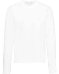 T-shirt à manche longue blanc Prada