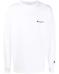 T-shirt à manche longue blanc Readymade