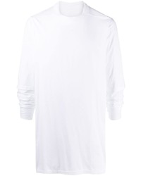 T-shirt à manche longue blanc Rick Owens DRKSHDW