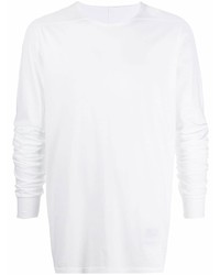 T-shirt à manche longue blanc Rick Owens DRKSHDW