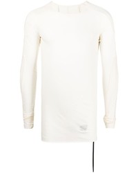 T-shirt à manche longue blanc Rick Owens DRKSHDW