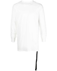 T-shirt à manche longue blanc Rick Owens DRKSHDW