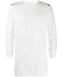 T-shirt à manche longue blanc Rick Owens