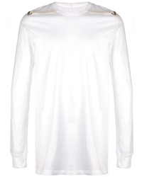 T-shirt à manche longue blanc Rick Owens