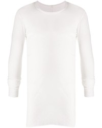 T-shirt à manche longue blanc Rick Owens