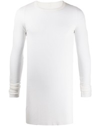 T-shirt à manche longue blanc Rick Owens