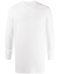 T-shirt à manche longue blanc Rick Owens