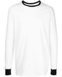 T-shirt à manche longue blanc Rick Owens