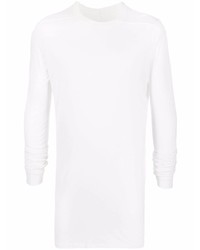 T-shirt à manche longue blanc Rick Owens