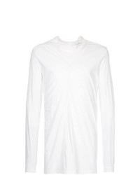 T-shirt à manche longue blanc Rick Owens