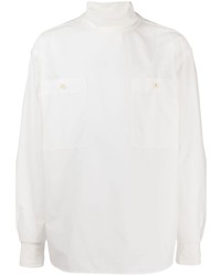 T-shirt à manche longue blanc Sacai