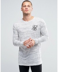 T-shirt à manche longue blanc Siksilk