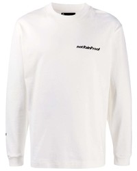 T-shirt à manche longue blanc Styland