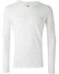 T-shirt à manche longue blanc
