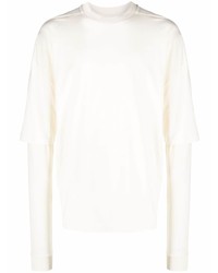 T-shirt à manche longue blanc Thom Krom