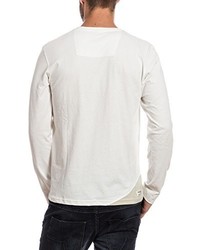 T-shirt à manche longue blanc Timezone
