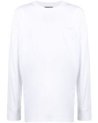 T-shirt à manche longue blanc Tom Wood