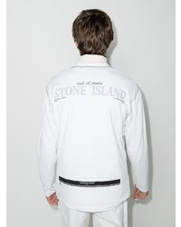 T-shirt à manche longue blanc Stone Island