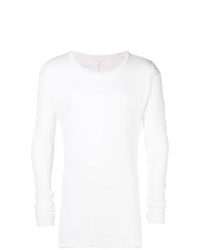 T-shirt à manche longue blanc Unravel Project