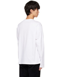 T-shirt à manche longue blanc A.P.C.