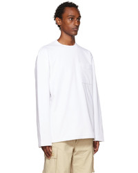 T-shirt à manche longue blanc Jacquemus