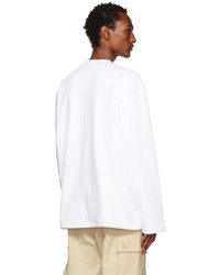 T-shirt à manche longue blanc Jacquemus